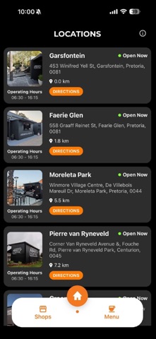 Abantu Coffee iPhone screenshot 2