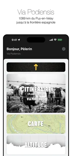 Capture d'écran de Wise Pilgrim Via Podiensis sur iPhone 1
