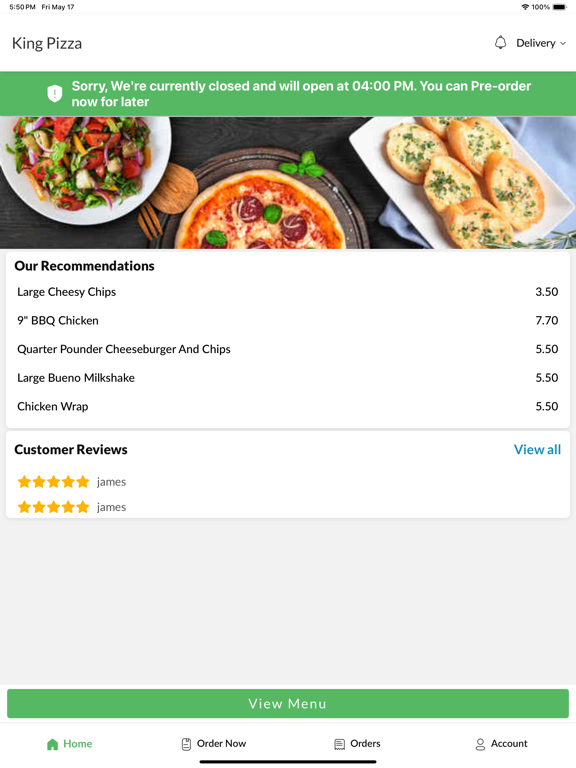 Screenshot #5 pour King Pizza Widnes