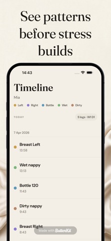 Latch & Log: Baby Feed Timer Screenshot 3 of 5