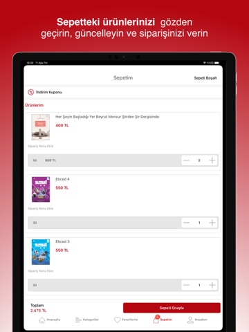 Misvak Kitap iPad screenshot
