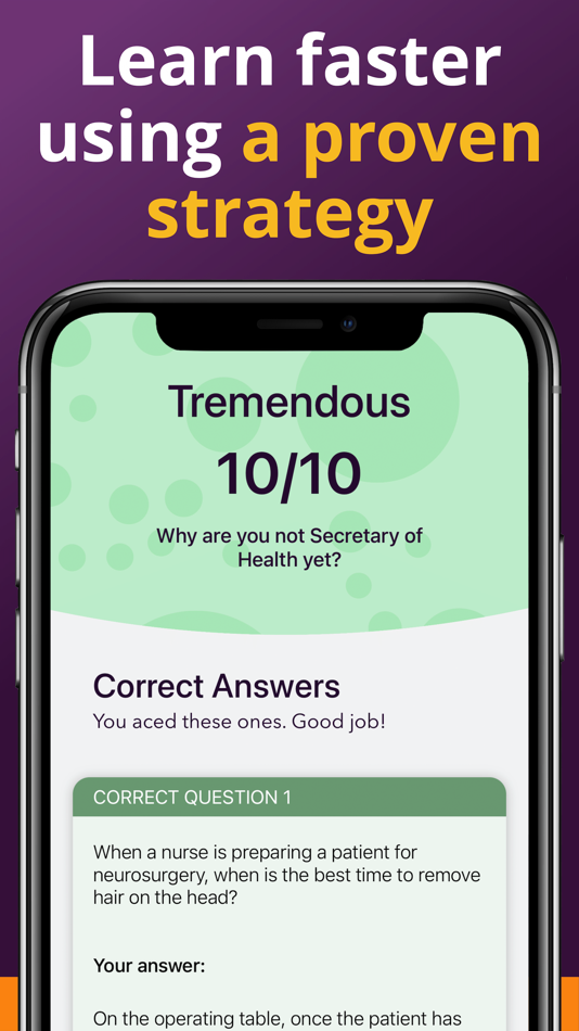 #8. CNOR Practice Test 2025 (iOS) 由: FLUENT AAC TECHNOLOGY S.R.L.
