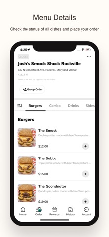 Josh’s Smack Shack iPhone screenshot