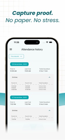 Odoo - Attendance screenshot