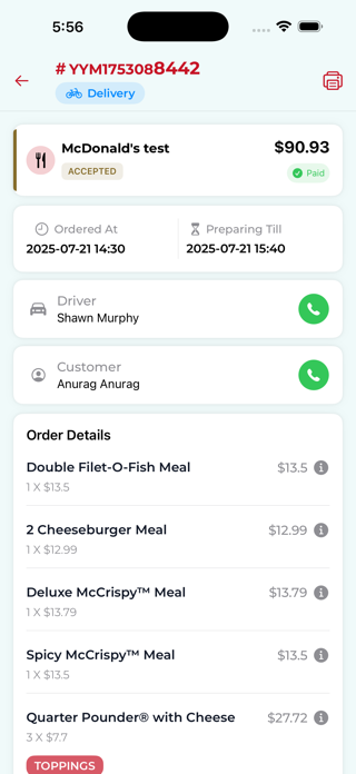 YoYumm Merchant Screenshot 4 of 6