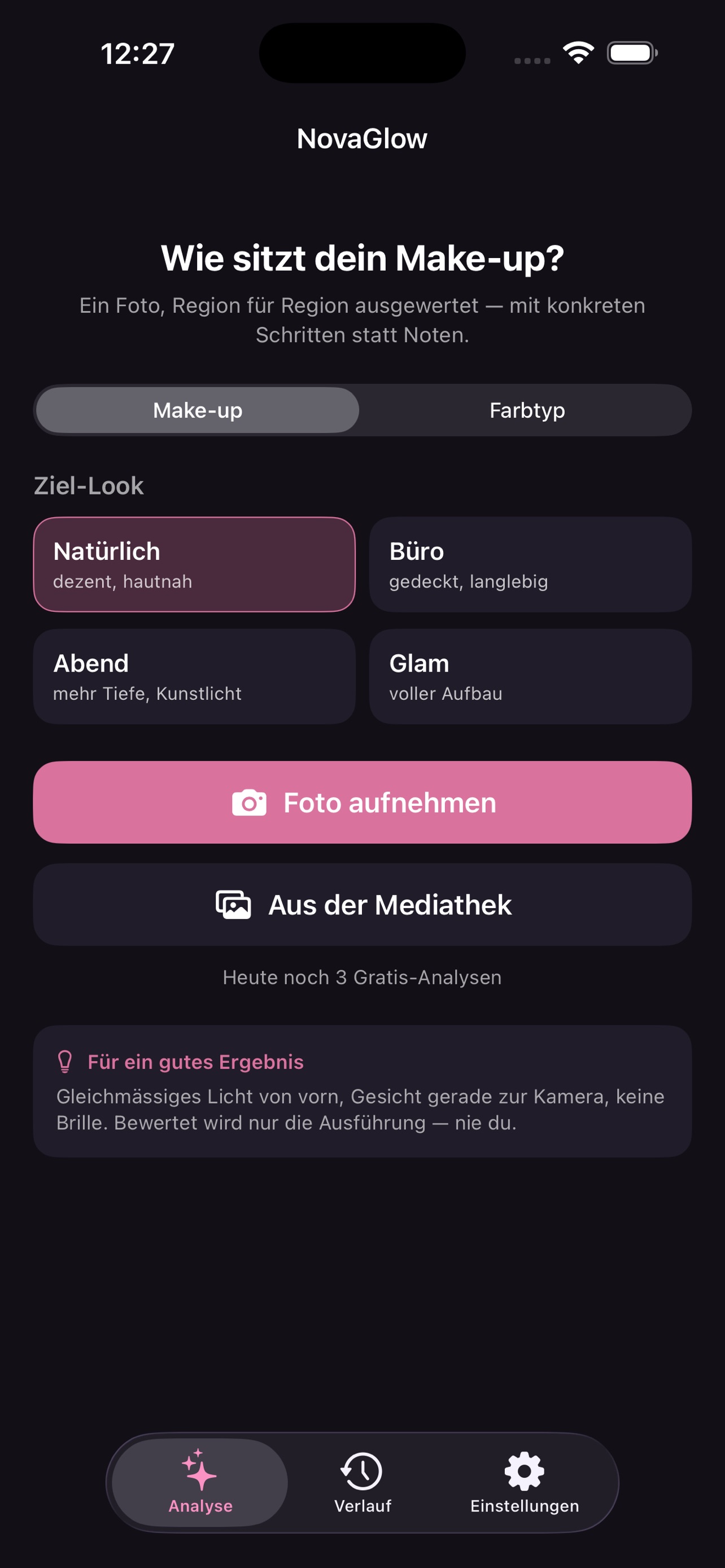 Screenshot 1 of NovaGlow