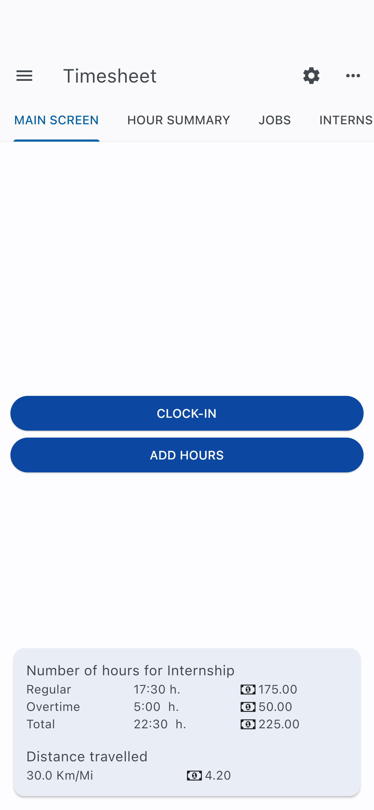 Timesheet - Access anywhere