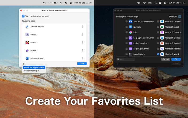 HexLauncher app screenshot 2