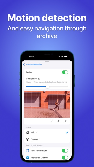 Faceter Video Surveillance Screenshot