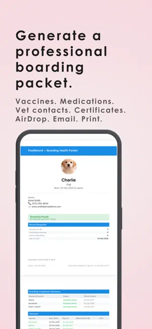 PawRecord: Pet Health Records screenshot 2