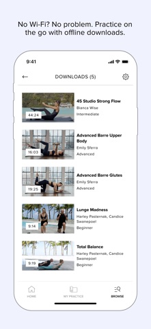 ALO Wellness Club iPhone screenshot