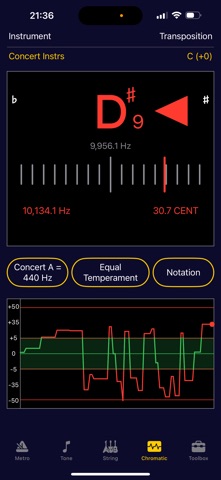 FiTuner - Tuner & Metronome Screenshot 4 of 5