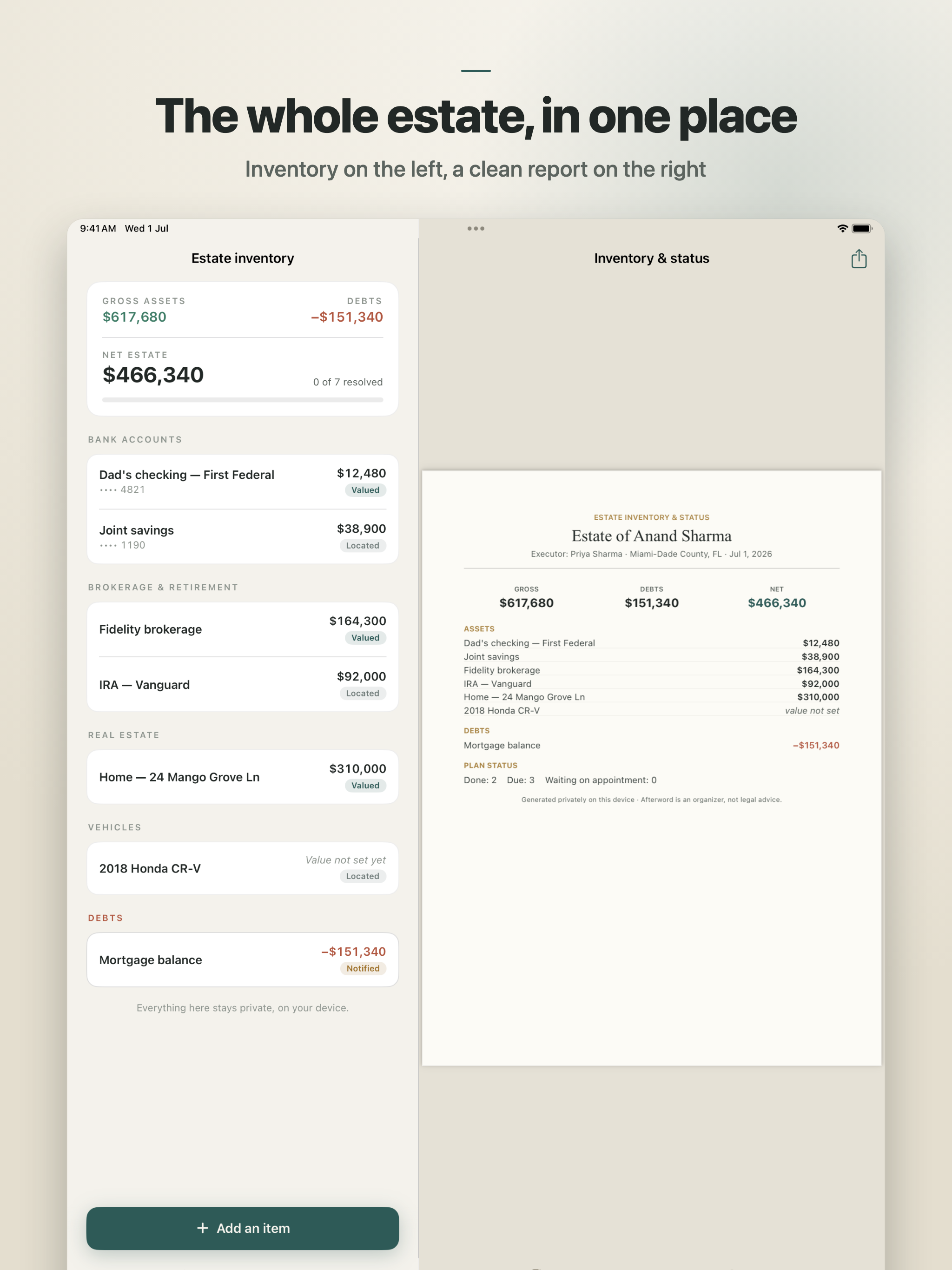 Afterword: Estate Executor screenshot 8