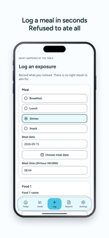 Food Feed Log Screenshot 2 of 4