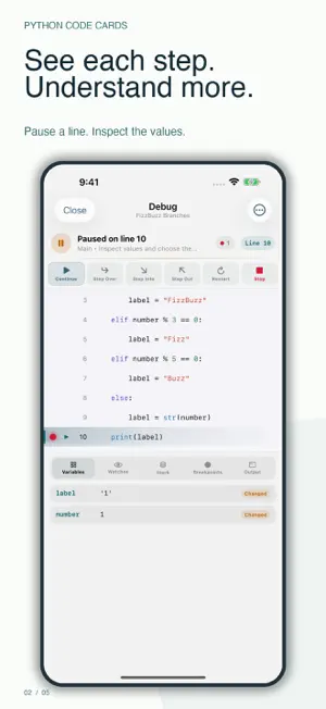 Python Code Cards screenshot 2