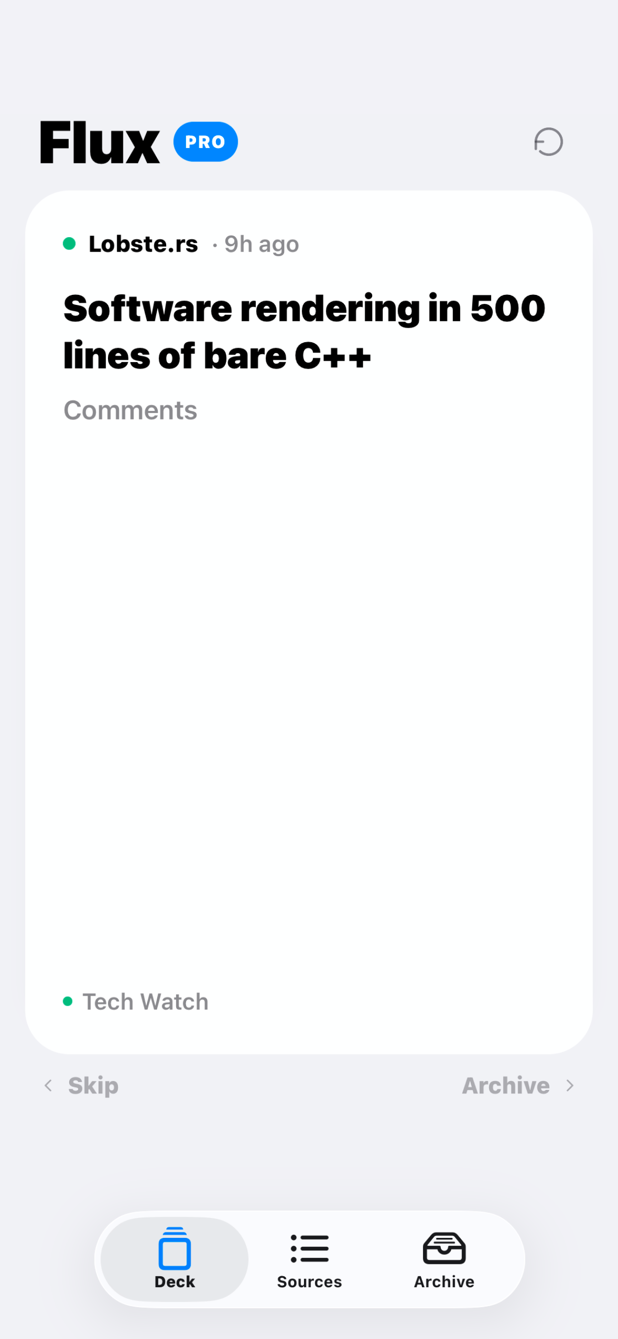 F!ux screenshot 2