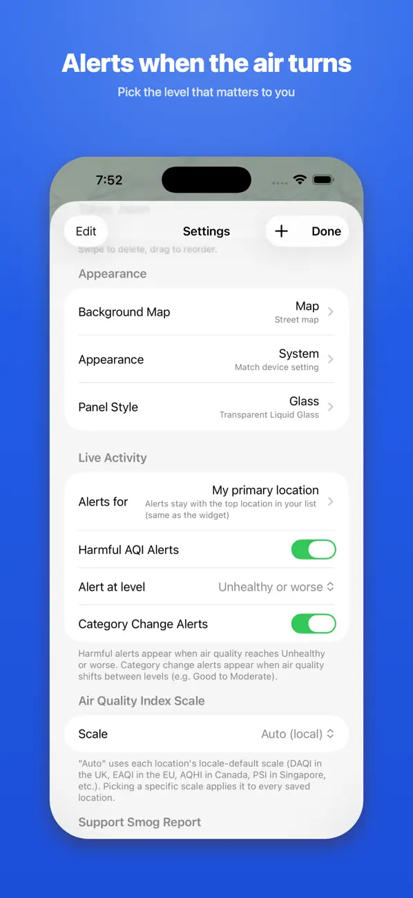 Screenshot #3 pour Smog Report