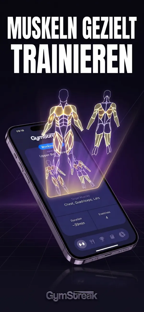 GymStreak: KI Fitness Trainer iPhone App Screenshot 3 – Gesundheit & Fitness
