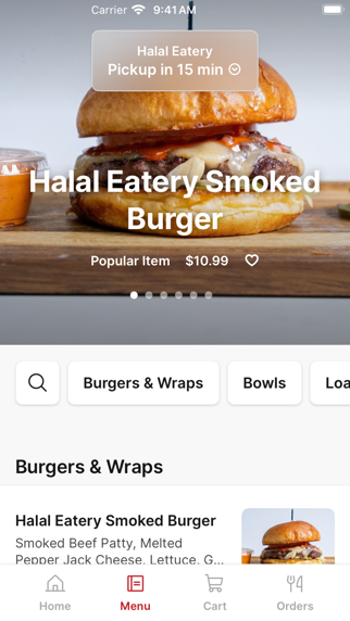 Halal Eatery iPhone screenshot 2 - Food & Drink app