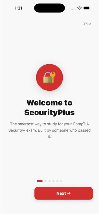 Security+ Study App Screenshot 1 of 10