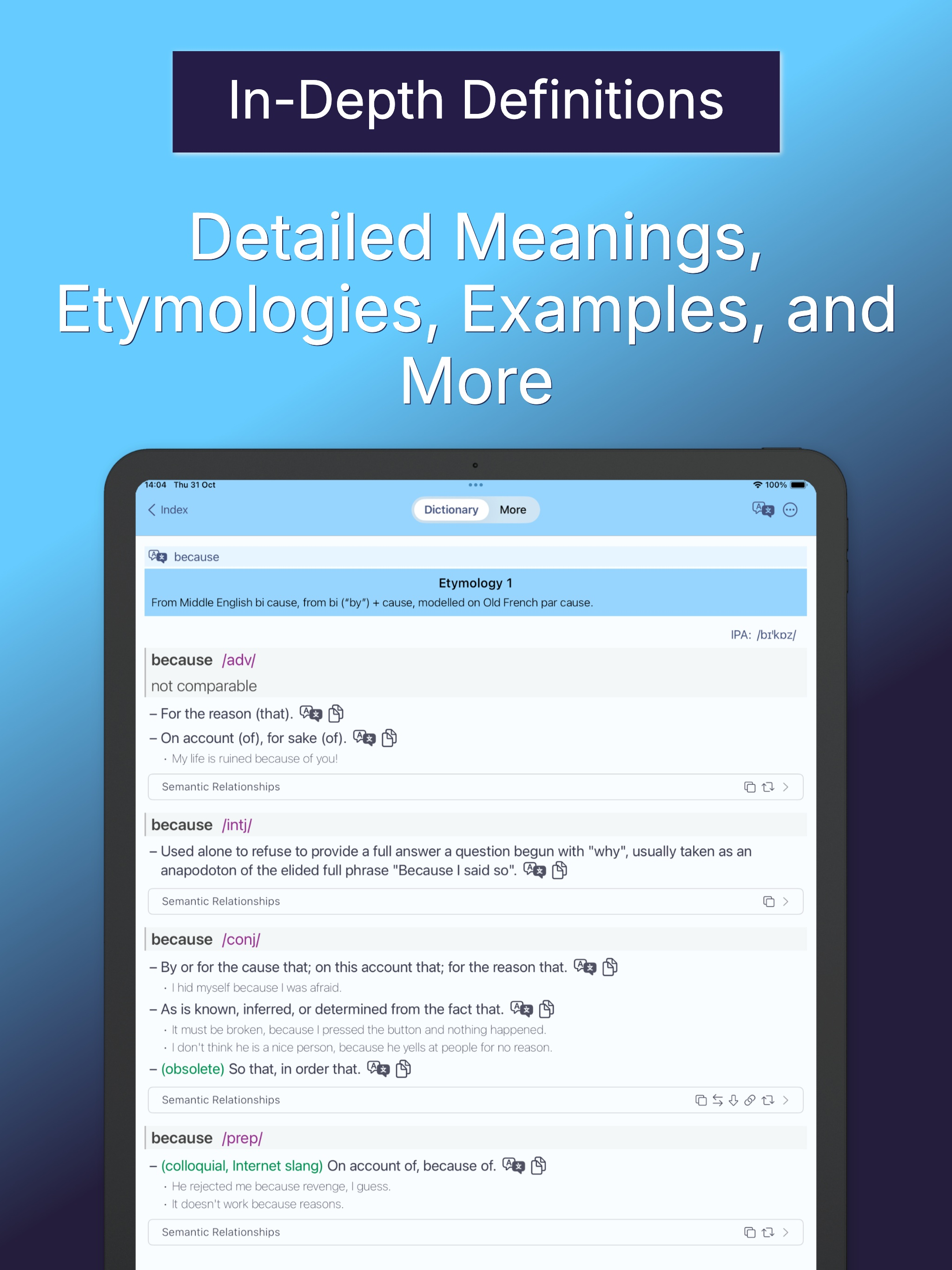 Sensus - English Dictionary screenshot 8