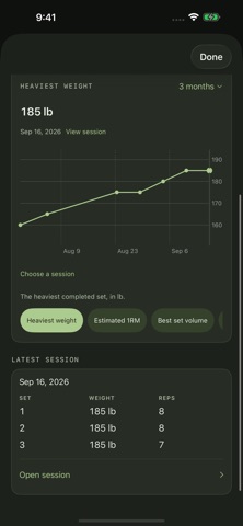 Mark-1: Workout Journal Screenshot 6 of 7