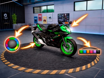 Motorcycle Real Simulator iPad screenshot
