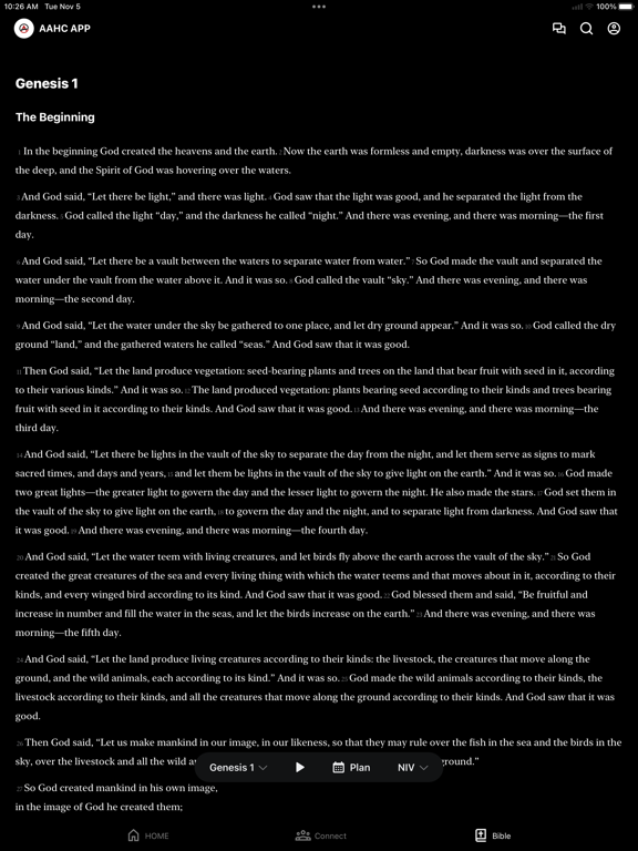 All American Holiness Church iPad screenshot 3 - Education app