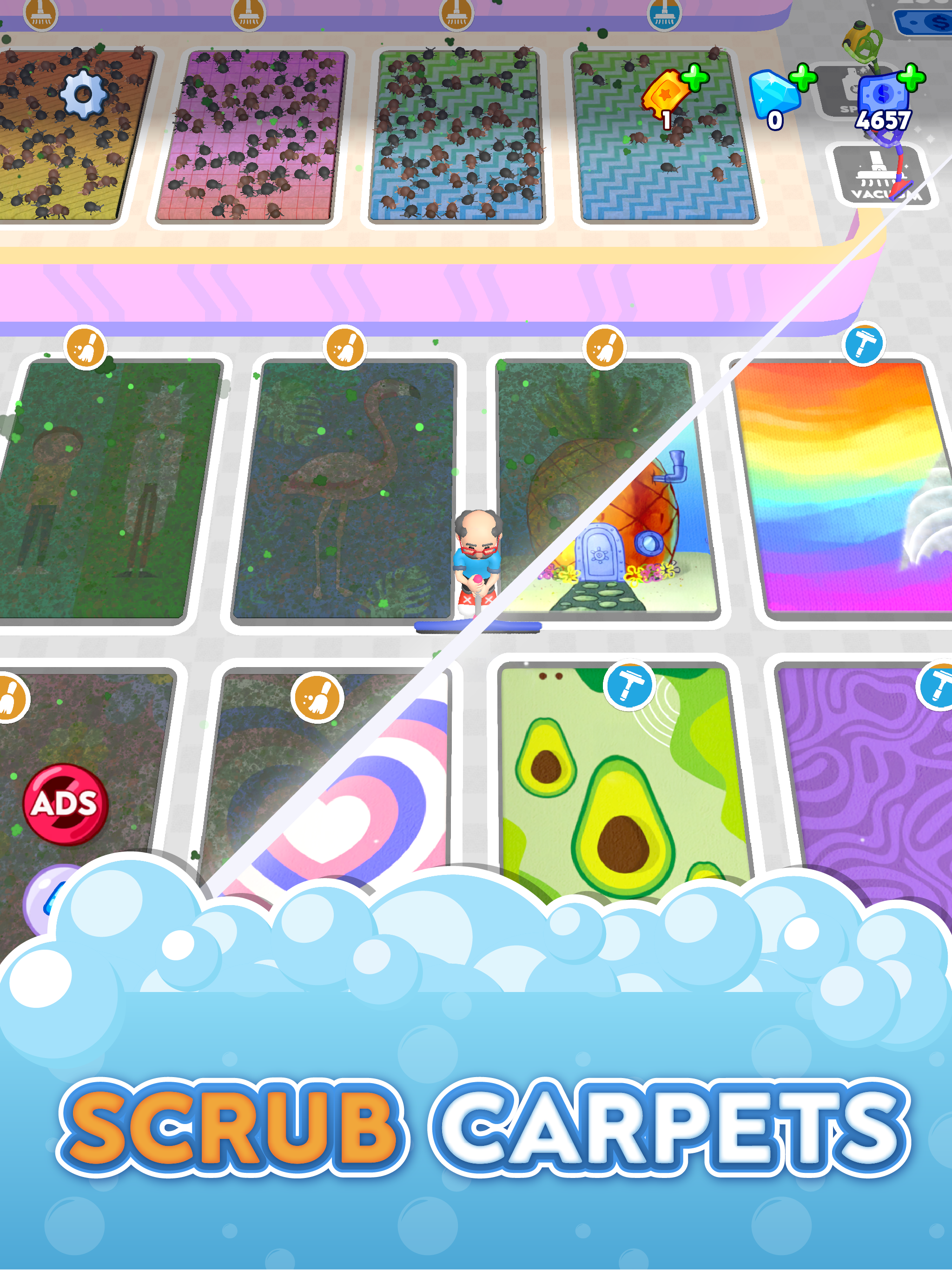 Laundry Rush - Idle Game