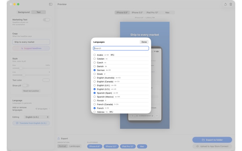 Storeframe: Screenshot Studio screenshot