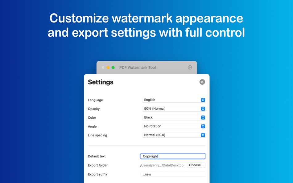 #2. PDF Watermark Tool (macOS) 由: KeoGlobal