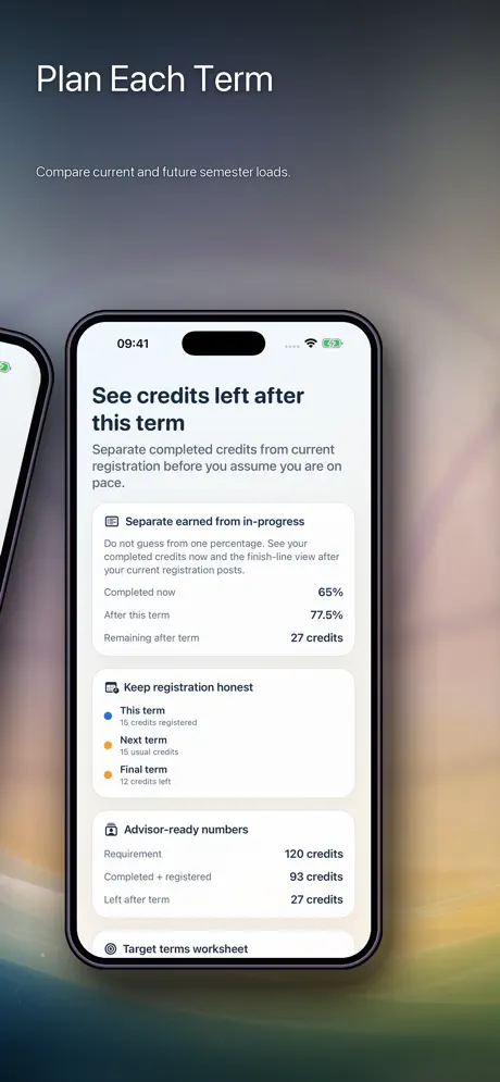 Degree Credit Planner screenshot 2