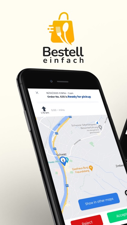 Driver App - Bestelleinfach