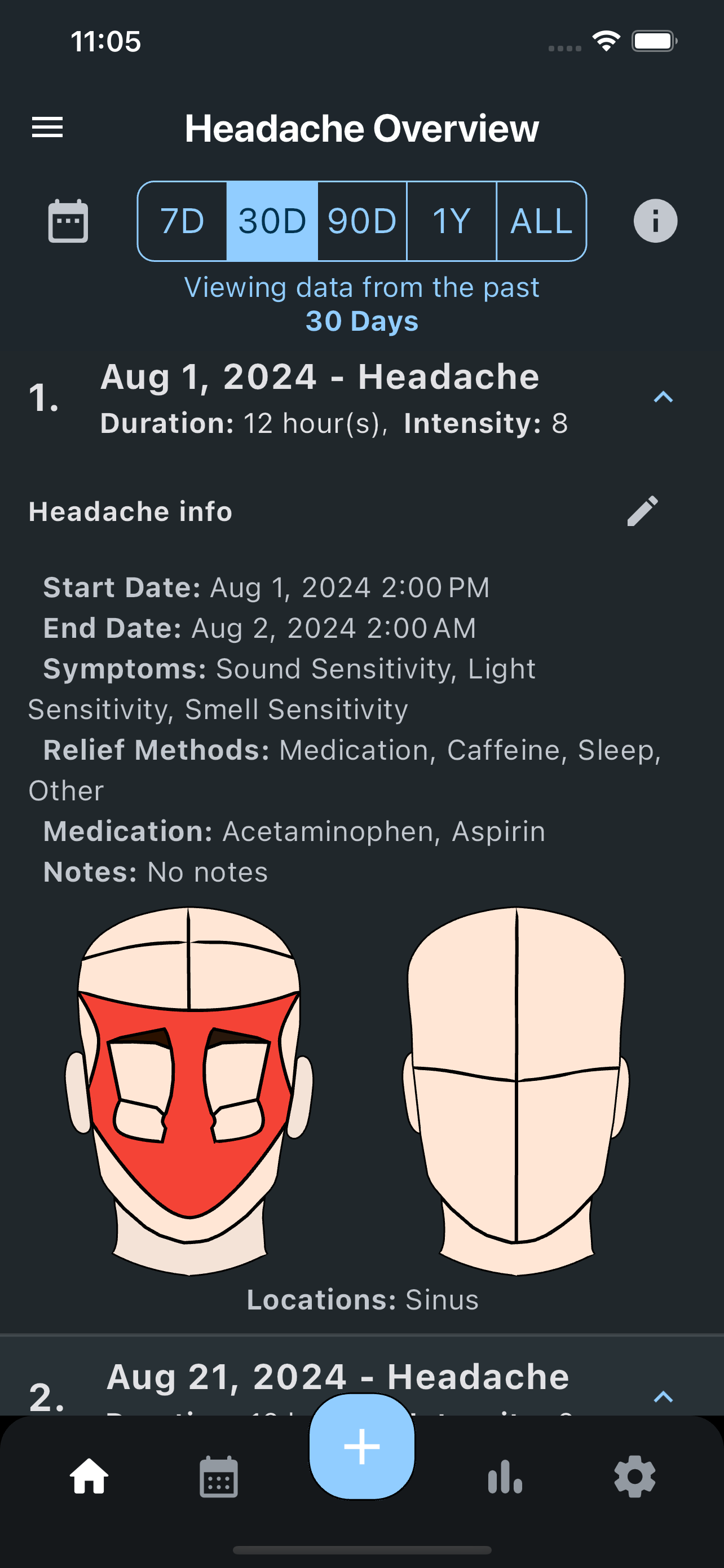 Achy - Headache Tracker