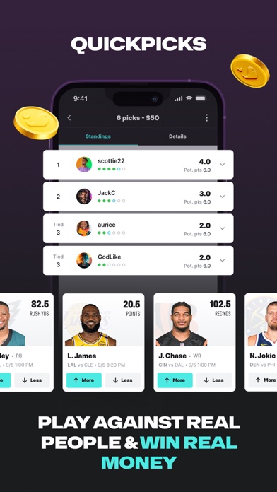 Splash Sports | Survivor & DFS iPhone screenshot 4 - Sports app