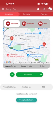 AfriDelivery screenshot