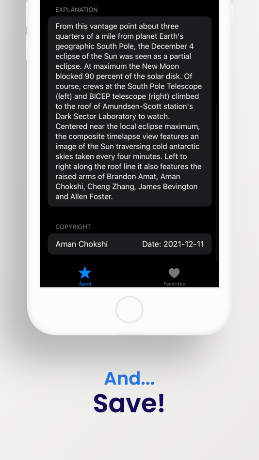 #4. Nasa Apod - Astronomy Picture (iOS) 由: Berke Kesgin