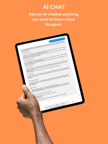 Bangkok: AI Trip Planner iPad screenshot