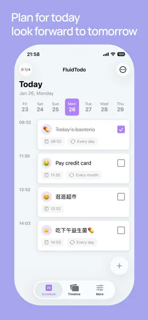 FluidTodo screenshot 1