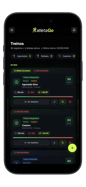 AtletaGo - Gestão de Futebol screenshot 1