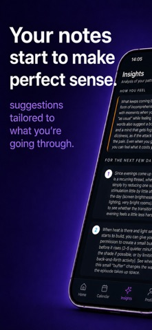 Solace: Migraine Journal iPhone screenshot