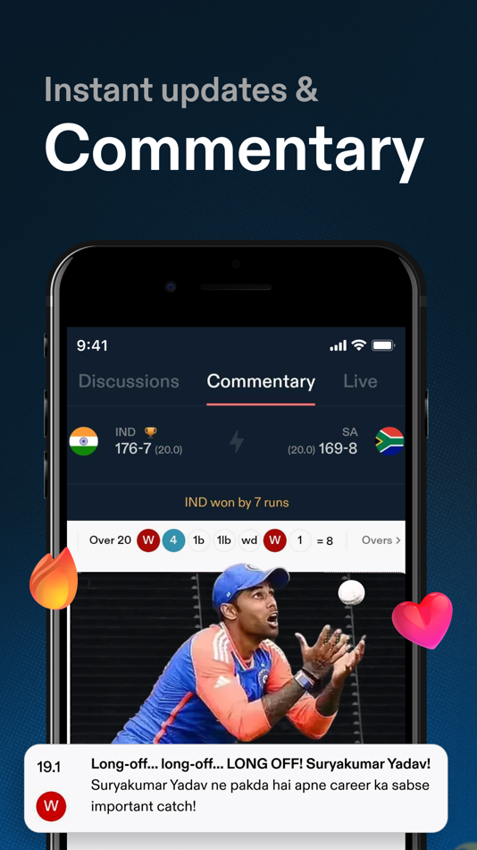 #2. CREX - Just Cricket (iOS) Av: Parthtech Developers LLP