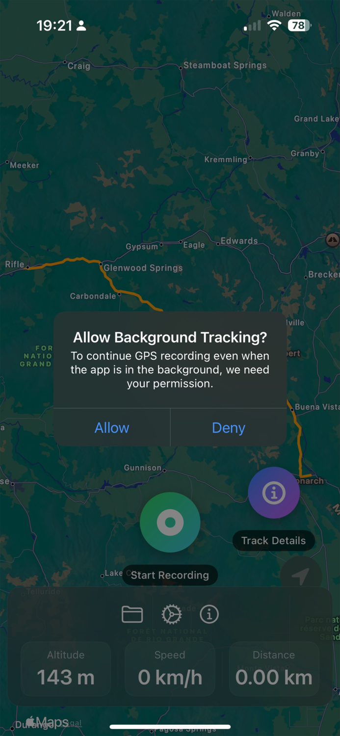 GPS Trace
