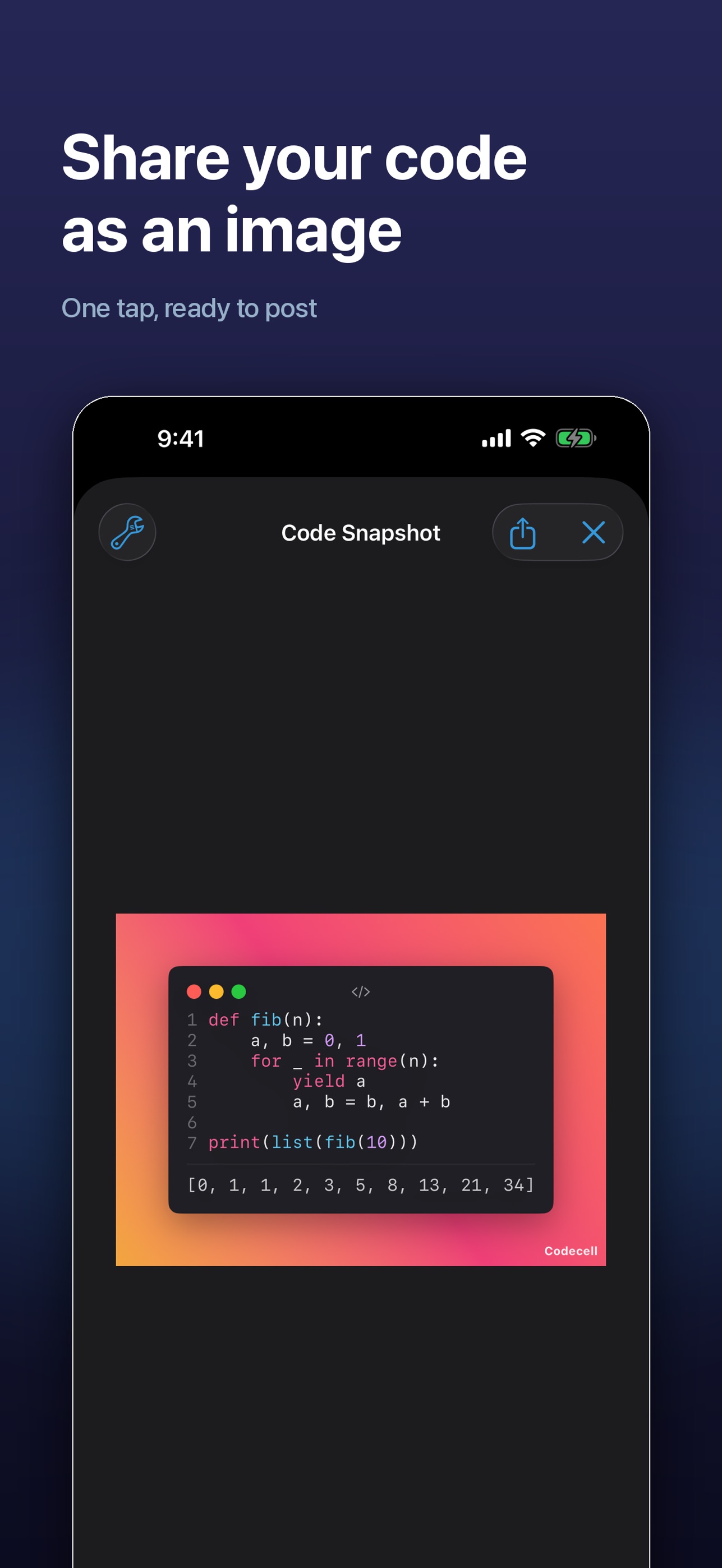 Screenshot 8 of Codecell: Python & JS Tracer