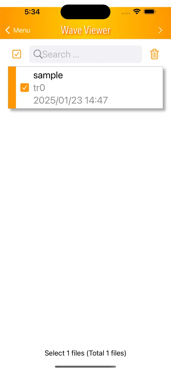 Screenshot #1 pour AIP WaveViewer