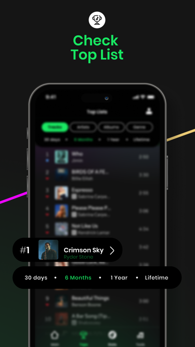 Statify: Music Stats Analyzer Screenshot