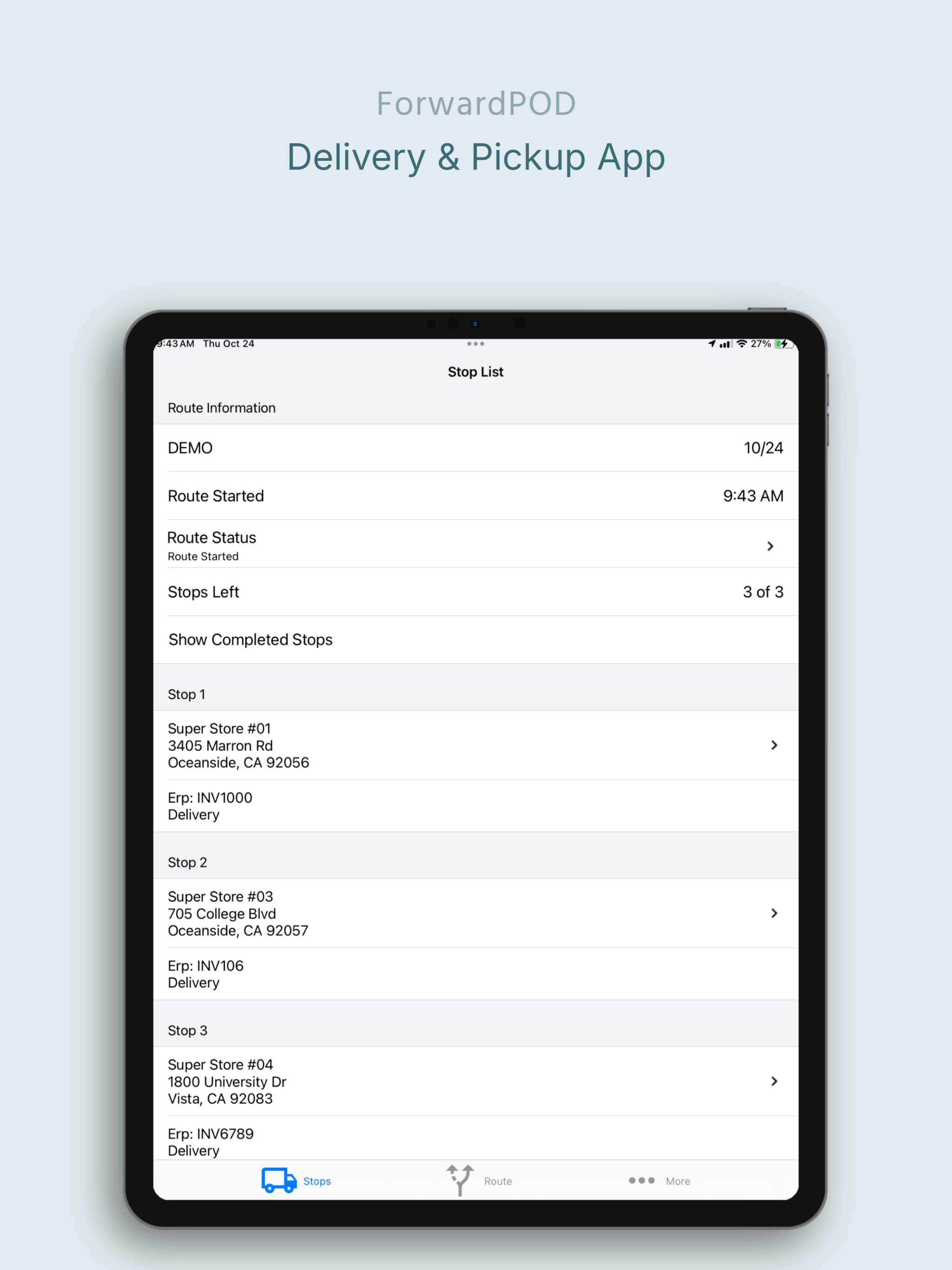 ForwardPOD - Delivery App screenshot 5