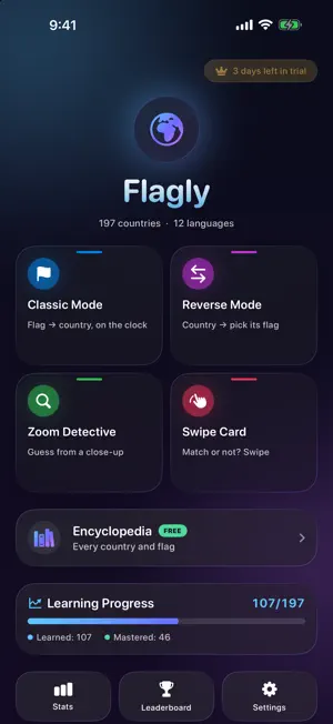 Flagly: Flag Quiz Game screenshot 1