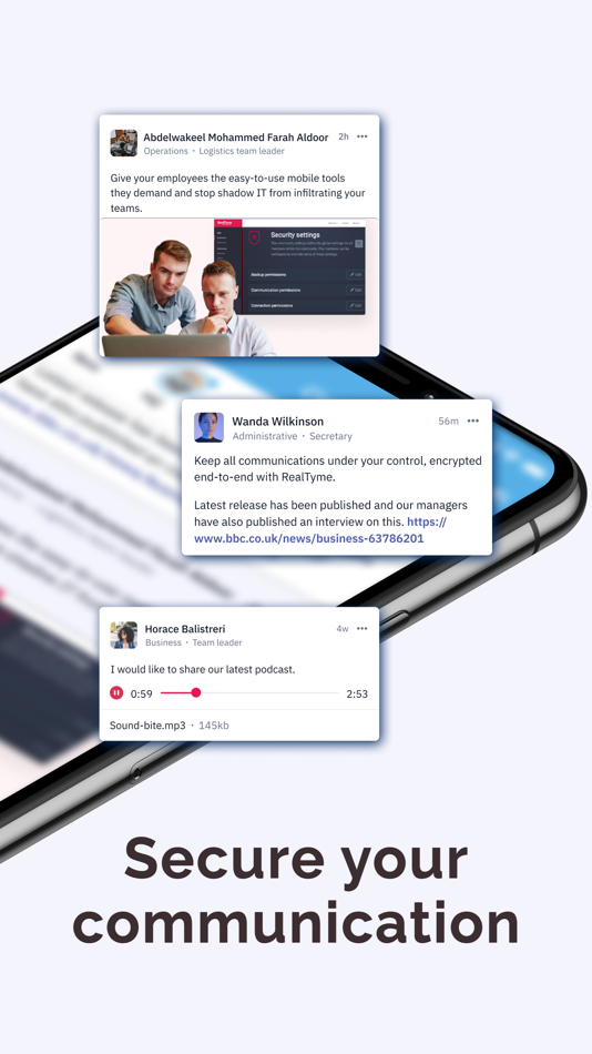 #2. JAT Secure Messenger (iOS) 게시자: RealTyme SA