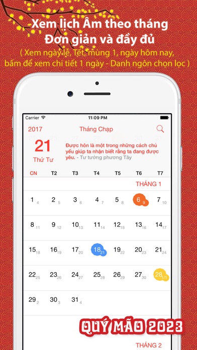 Screenshot #3 pour Calunar: Lịch âm Bính Ngọ 2026
